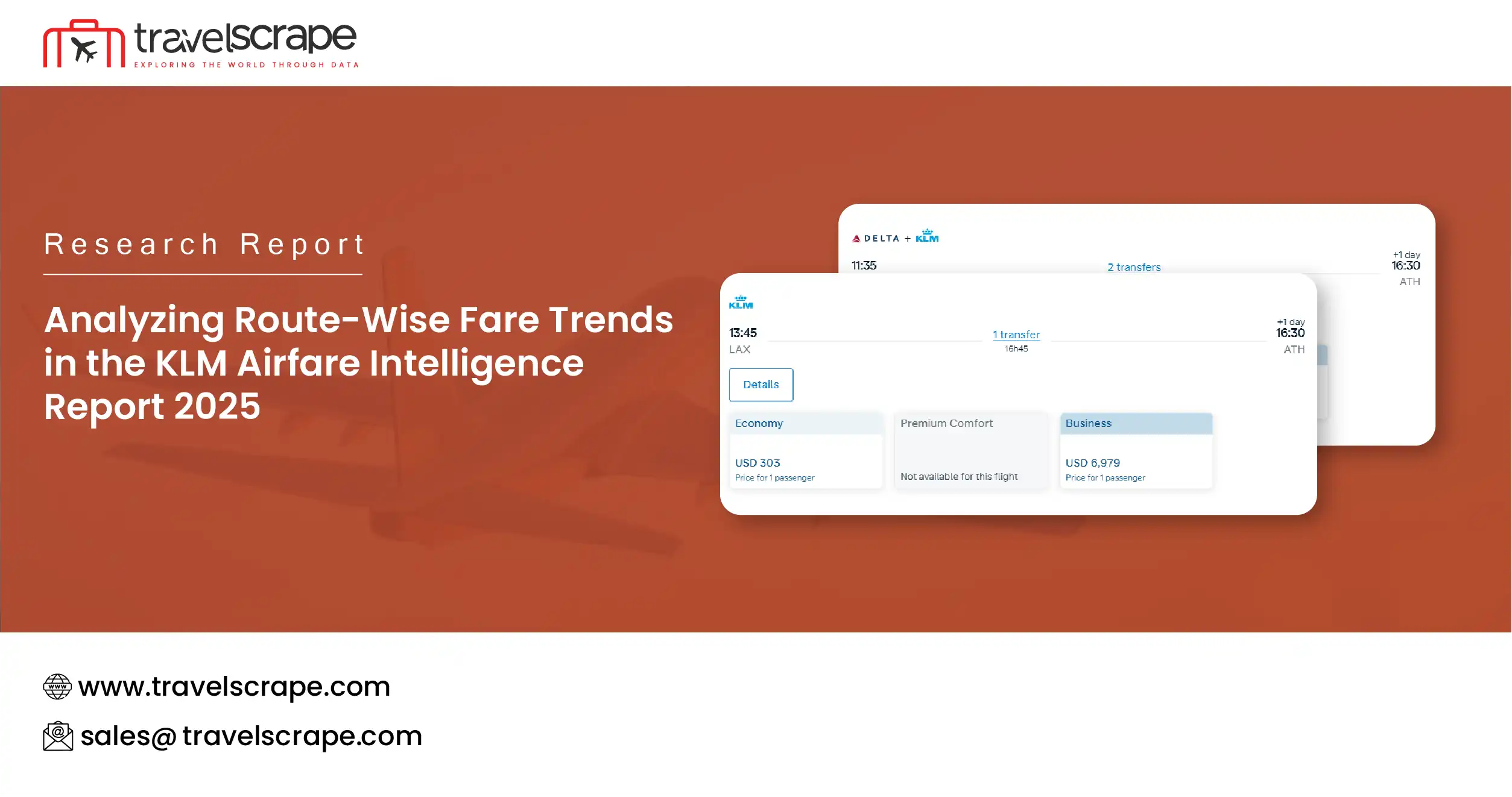 KLM Airfare Intelligence Report 2025 for Route-Wise Fare Trends